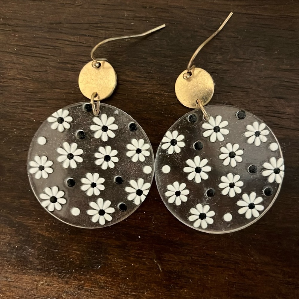 Acrylic Flower Earring
